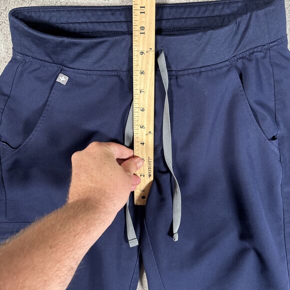 Figs Scrub Pants Women’s Size Small Zamora Navy Blue Jogger Stretch‎ Pull On - Picture 5 of 10